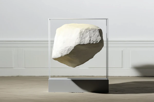 Levitating White Rock