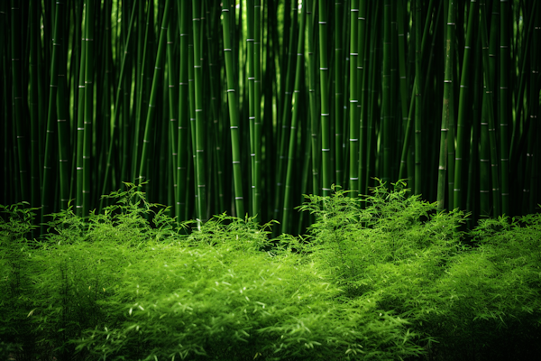 Serene Bamboo Grove Tranquility