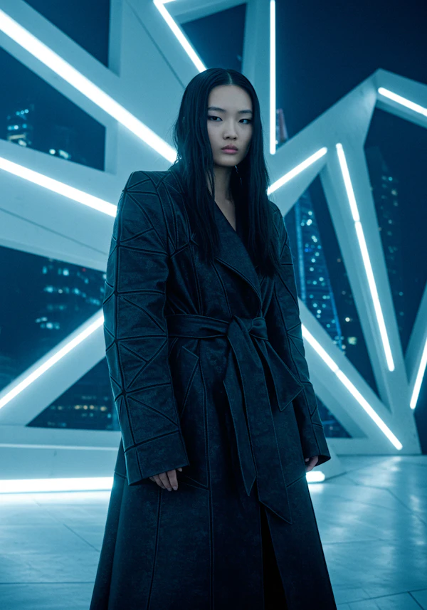 Futuristic Woman Portrait