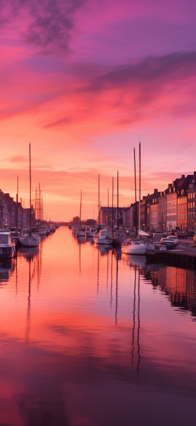 Serene Marina at Twilight