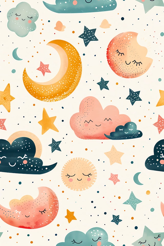 Whimsical Celestial Illustration