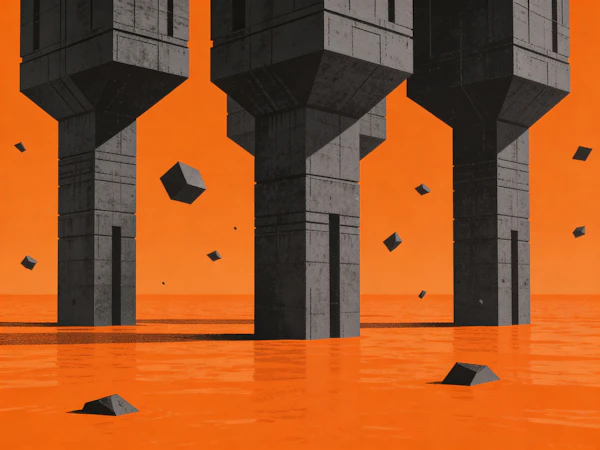 Surreal Geometric Scene