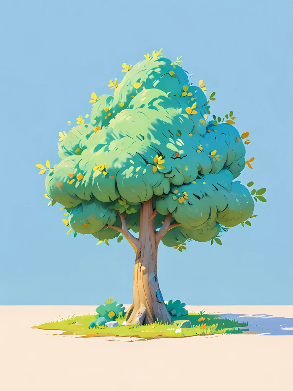 Stylized Tree Art