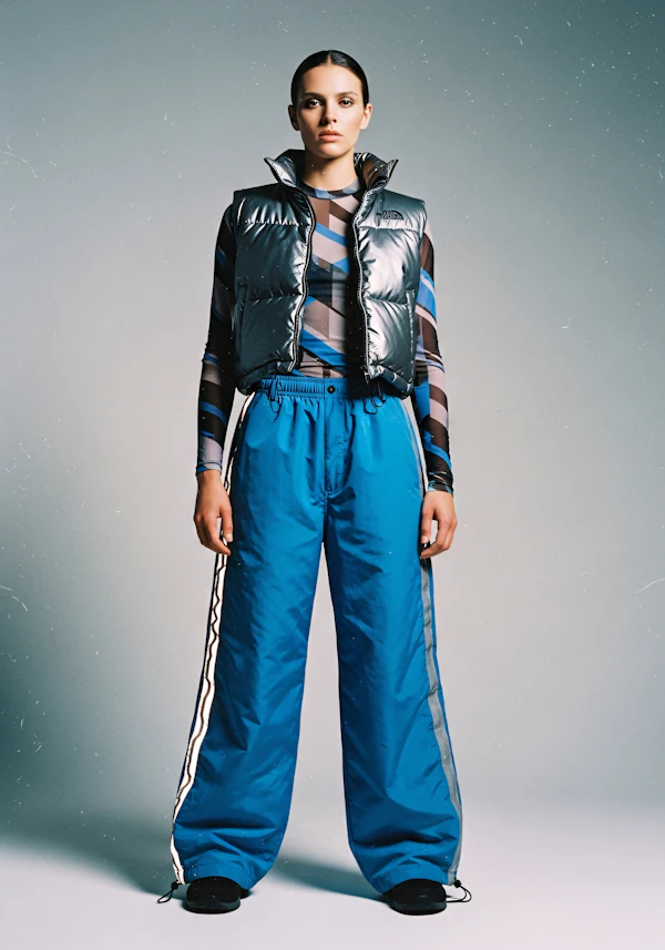 Stylish Metallic Outfit