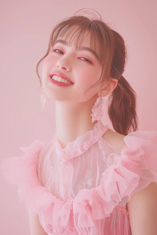 Dreamy Pink Portrait