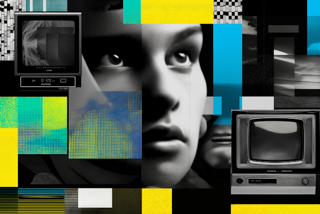 Retro Tech Collage