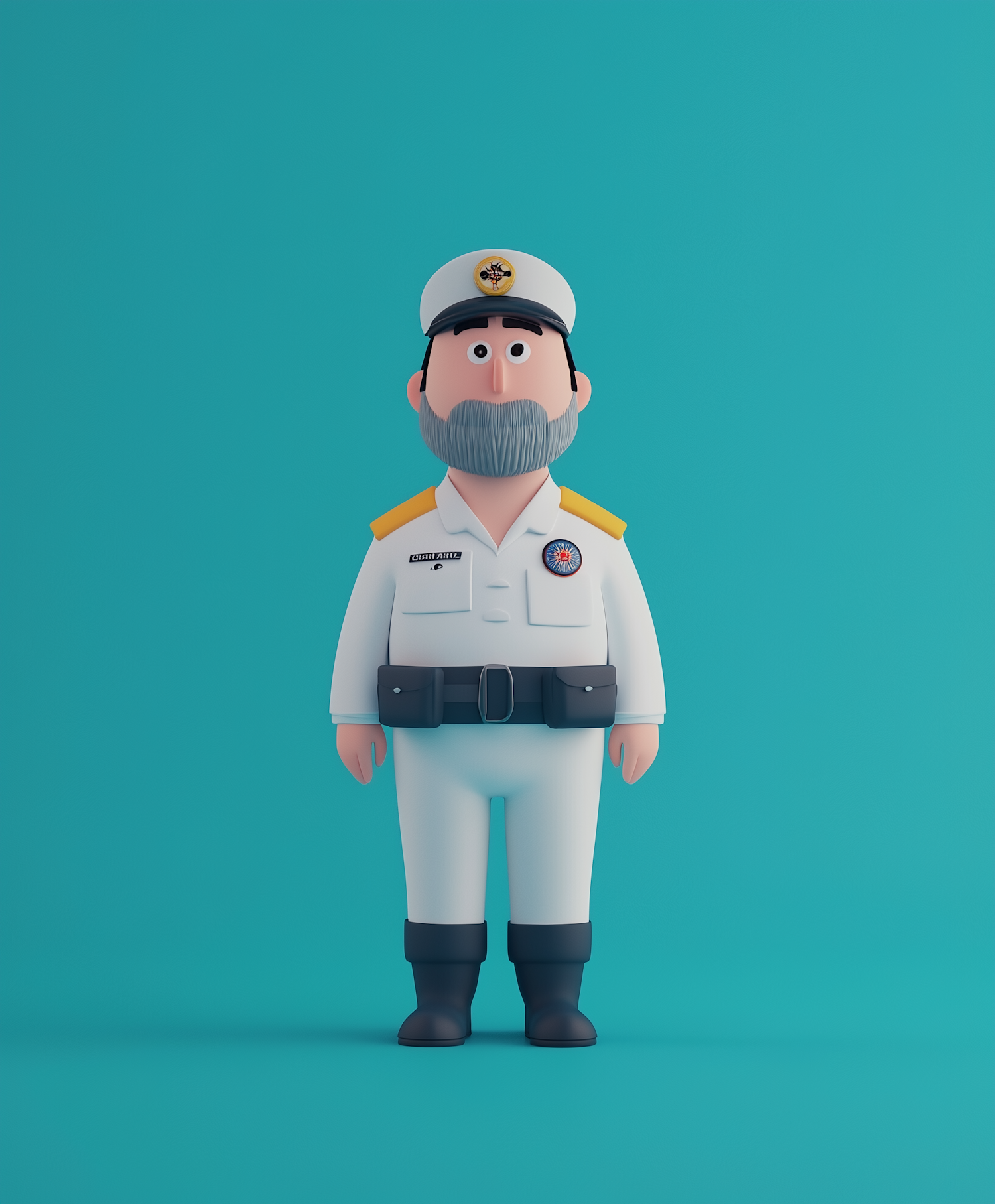 Stylized Sea Captain Illustration