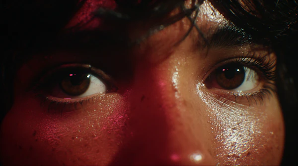 Dramatic Eye Close-Up
