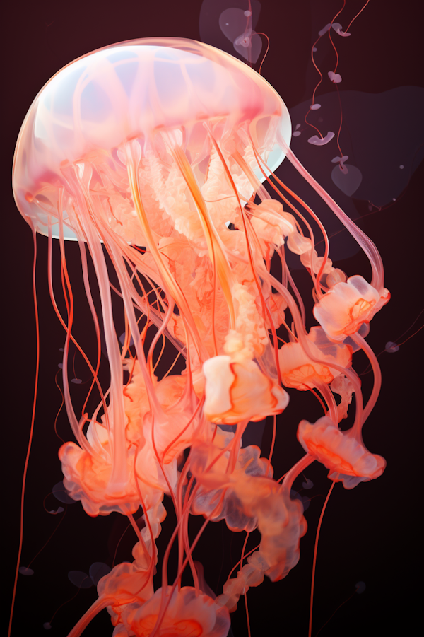 Luminescent Depths - Ethereal Jellyfish