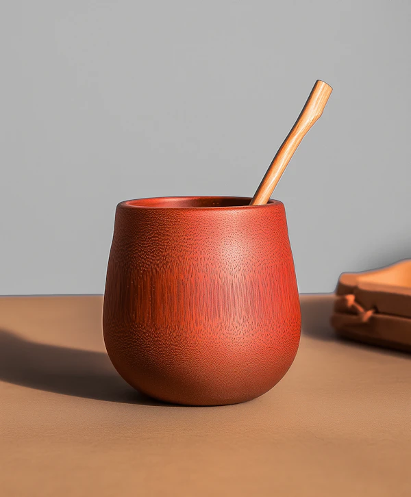 Wooden Cup Close-Up