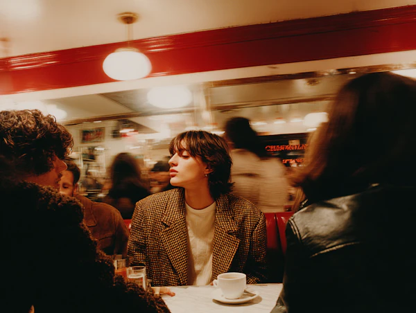 Diner Gathering Scene