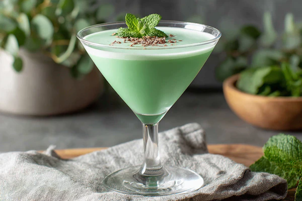 Green Mint Cocktail