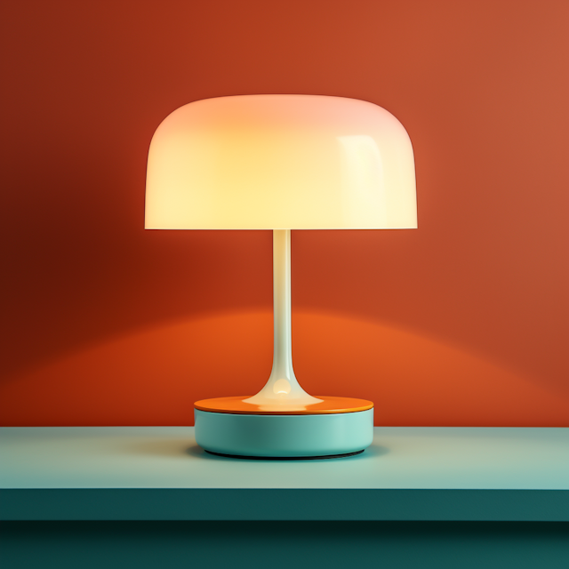 Contemporary Ambient Glow Table Lamp