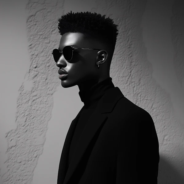 Black-and-White Portrait