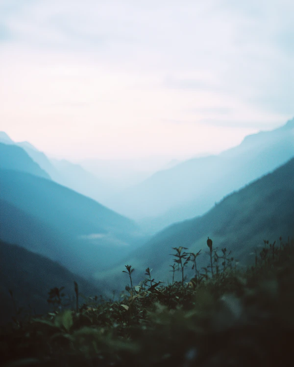 Dreamy Mountain Landscape