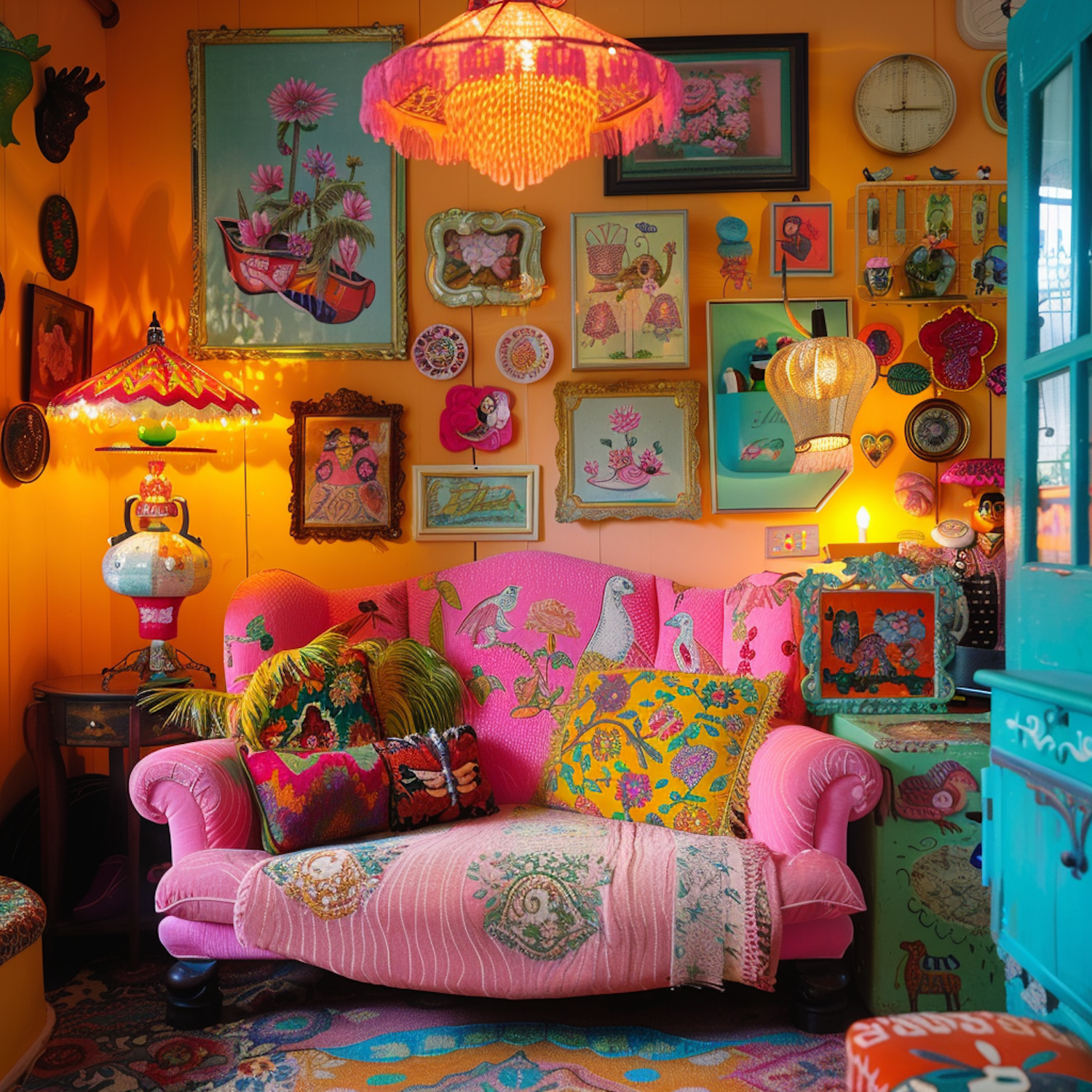 Bohemian Styled Room