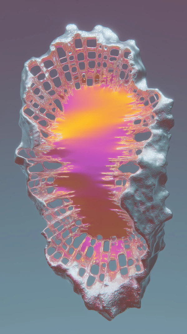 Futuristic 3D Object