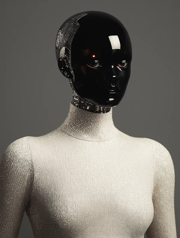 Futuristic Cybernetic Figure