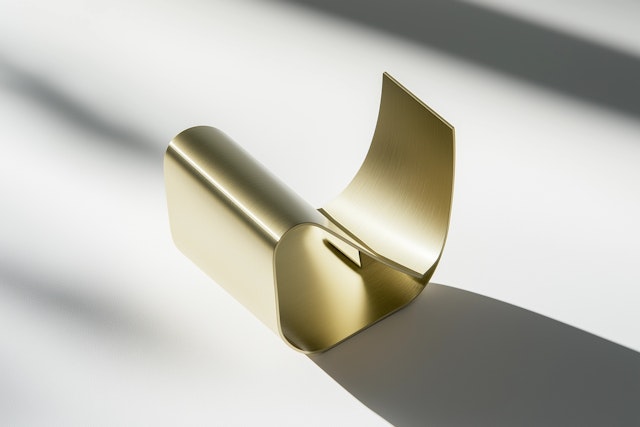 Modern Gold Sculpture