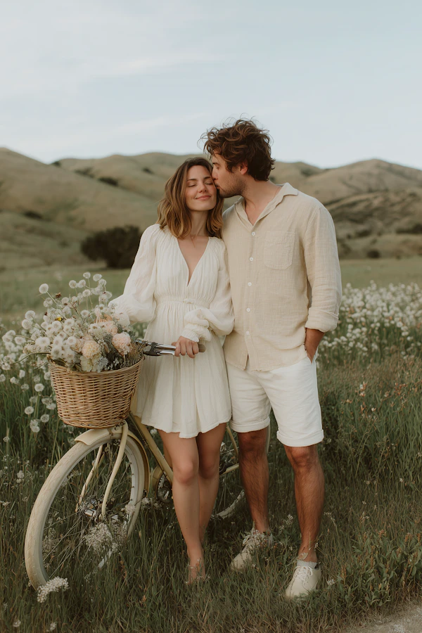 Romantic Meadow Scene