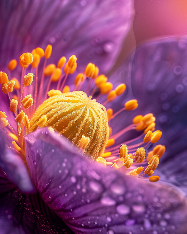 Close-Up of Purple Flower