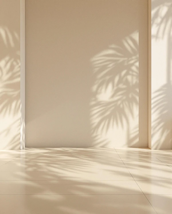 Minimalist Tropical Scene