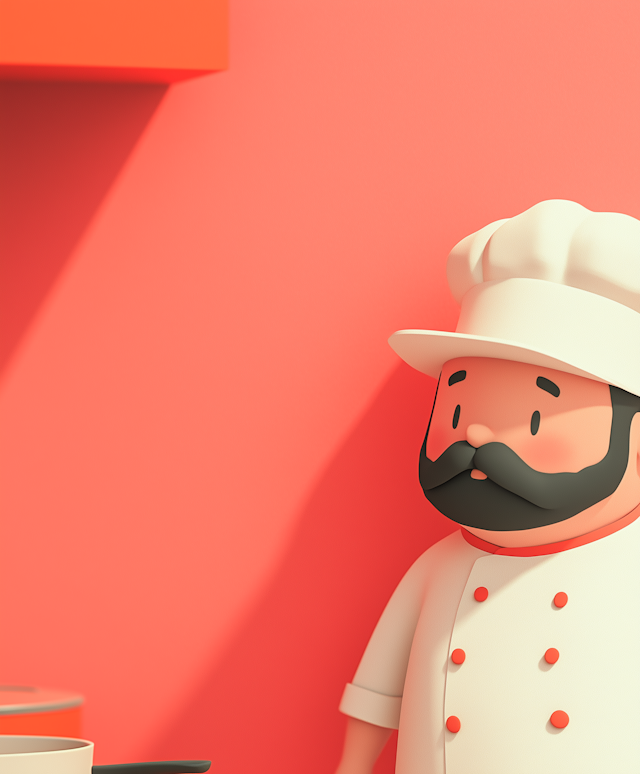 Stylized Chef Illustration