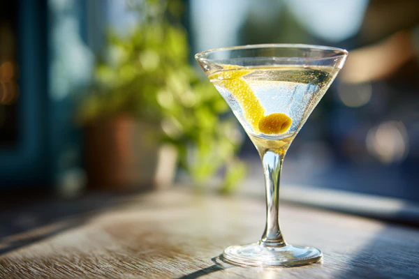 Martini Glass Close-Up