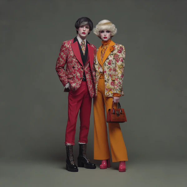 Vibrant Fashion Duo