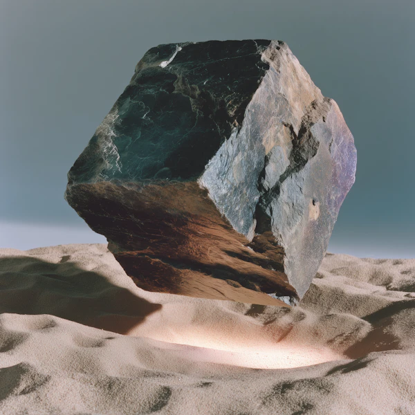 Levitating Rock Scene