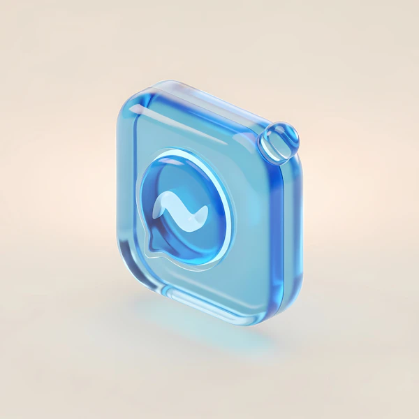 Blue Speech Icon