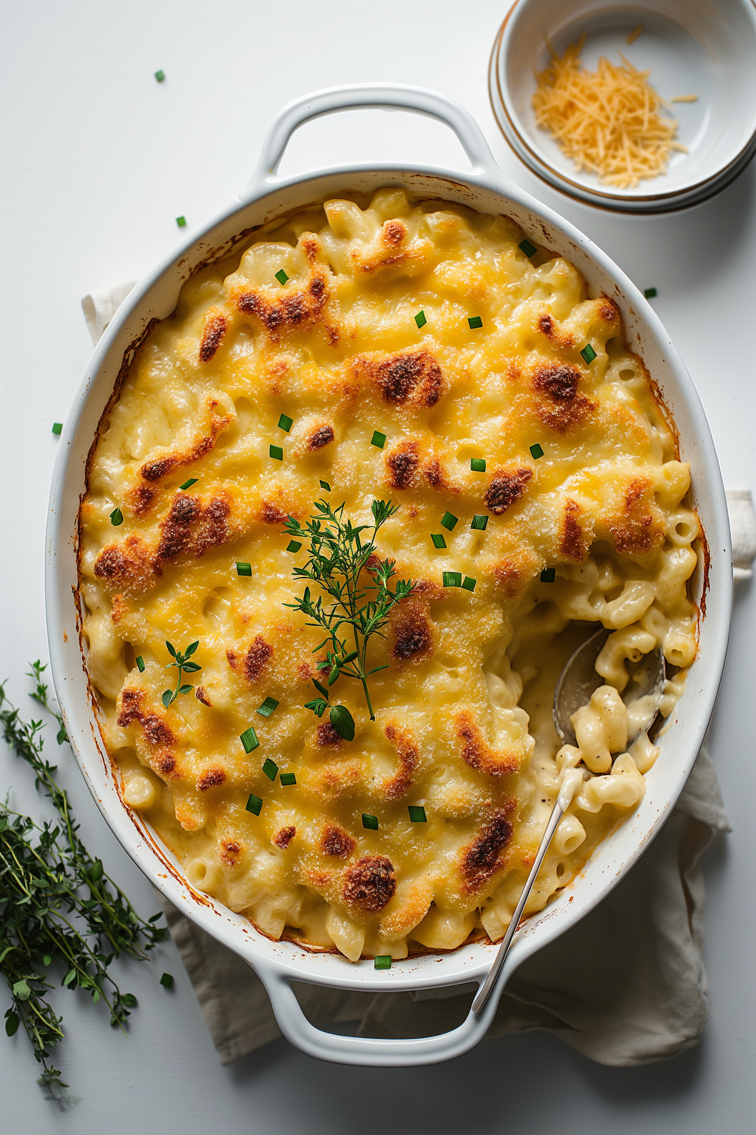 Baked Macaroni and Cheese Dish