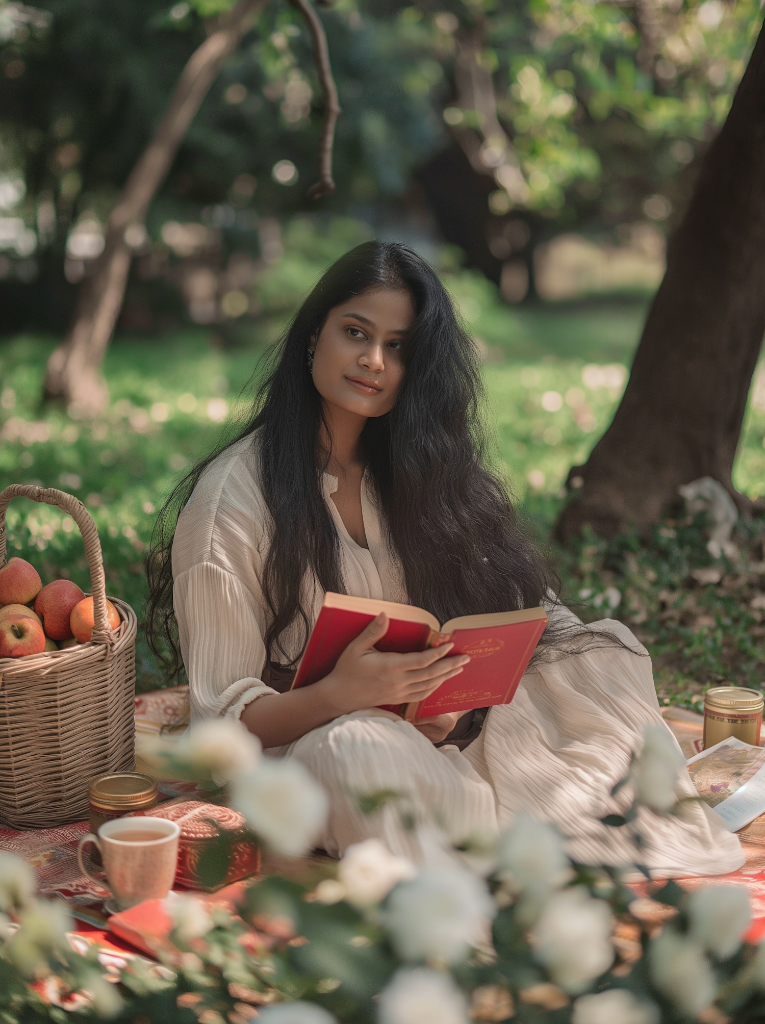 Serene Outdoor Reading