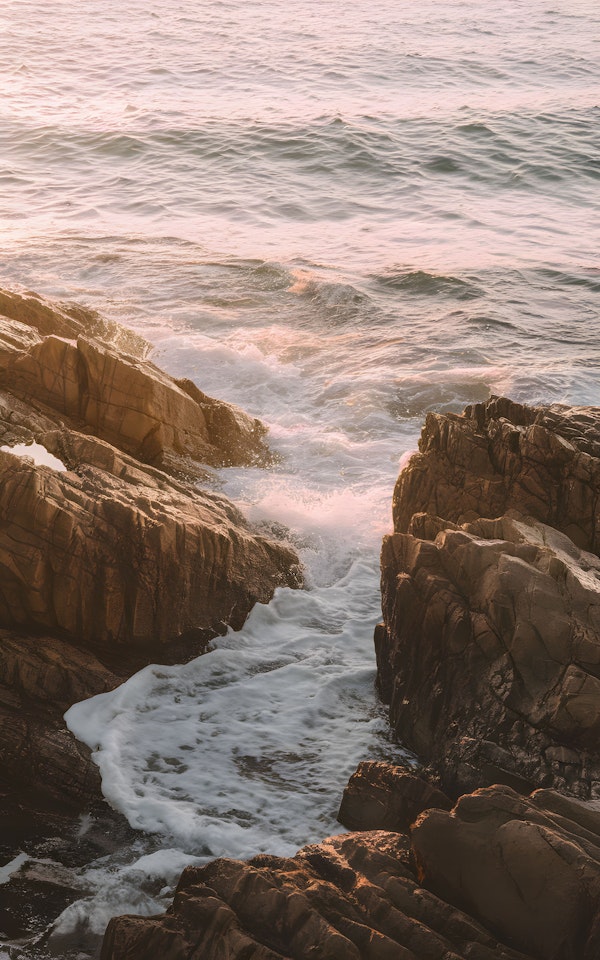 Golden Hour Coastal Serenity