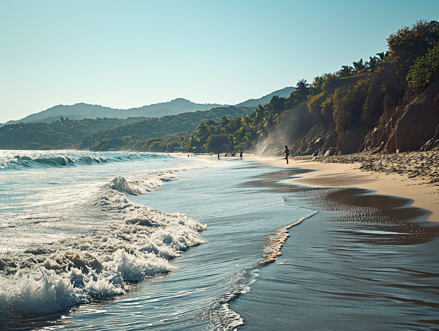 Tranquil Shoreline Stroll