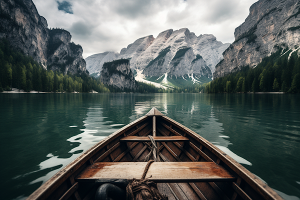 Serene Alpine Rowing