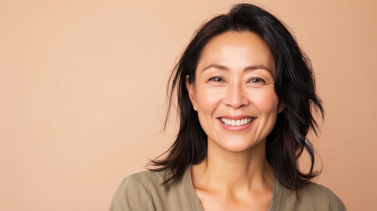 Portrait of a Smiling Woman