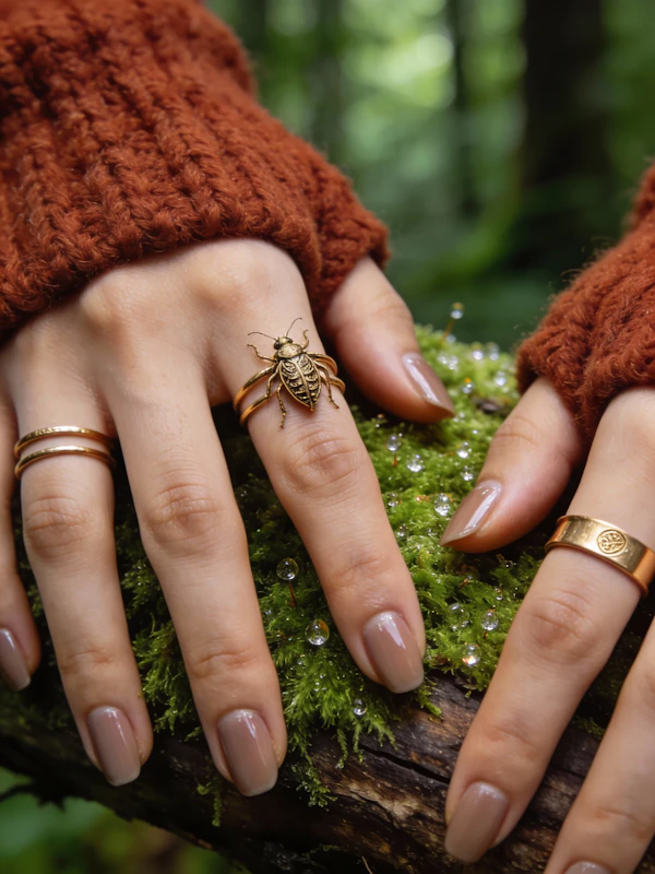 Hands with Gold Rings