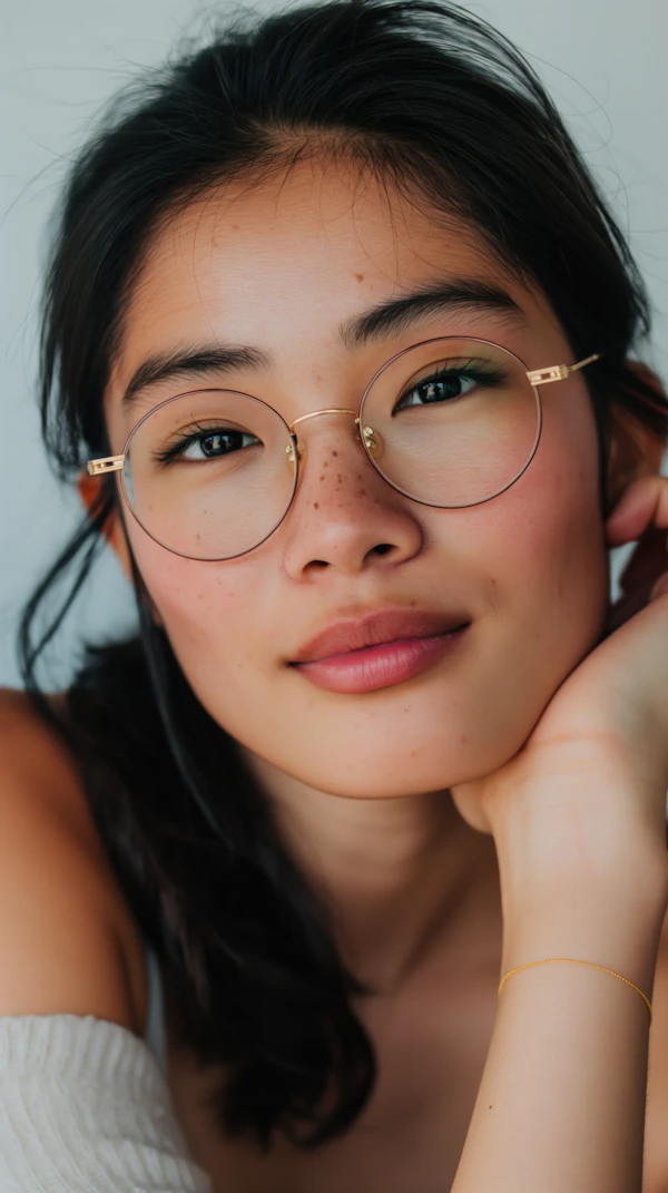 Serene Portrait of Young Woman