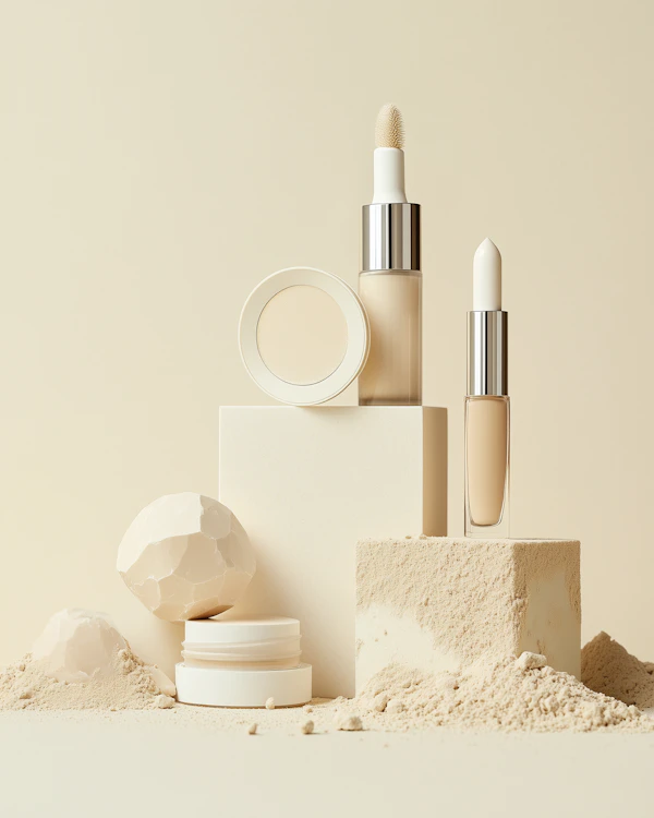 Minimalist Cosmetic Arrangement