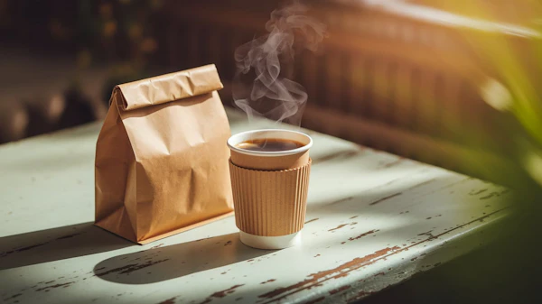 Cozy Coffee Moment
