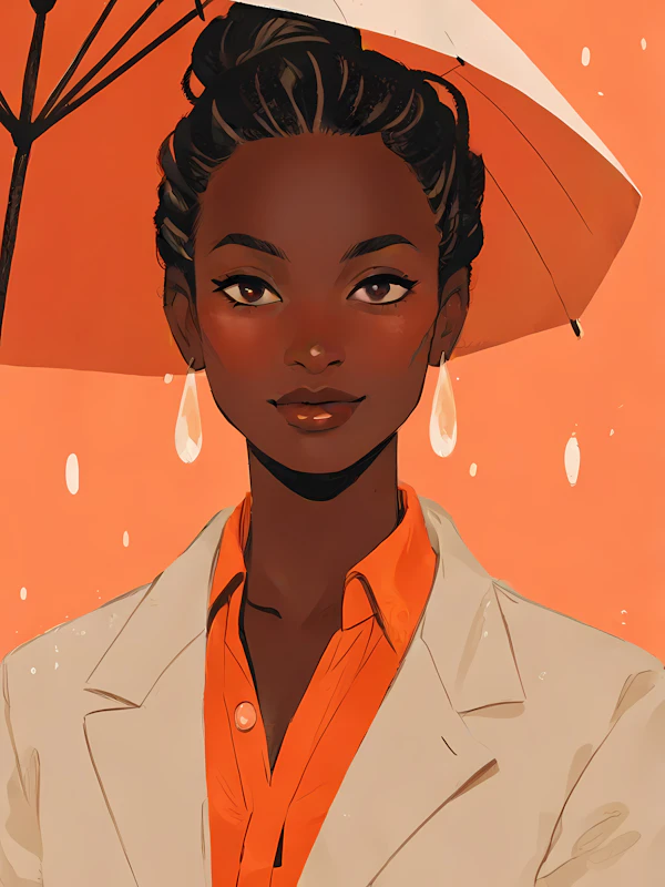 Woman with Umbrella