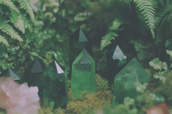 Mystical Green Crystals
