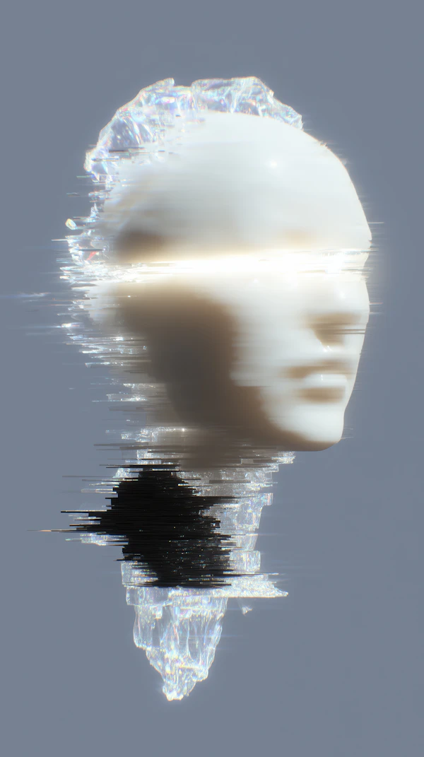Surreal Digital Head