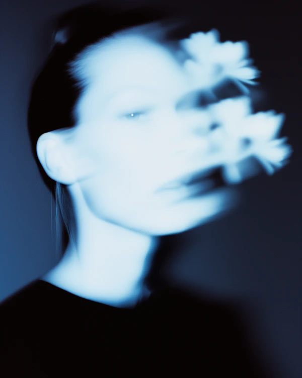 Surreal Blurred Portrait