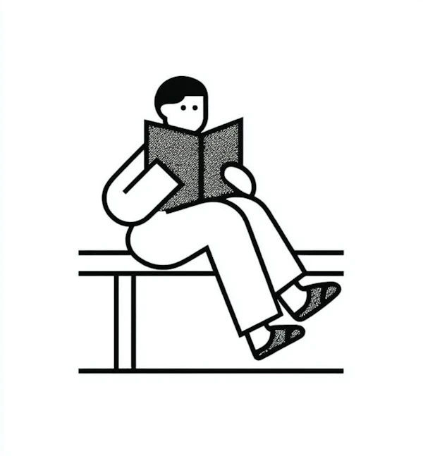 Minimalist Reading Scene