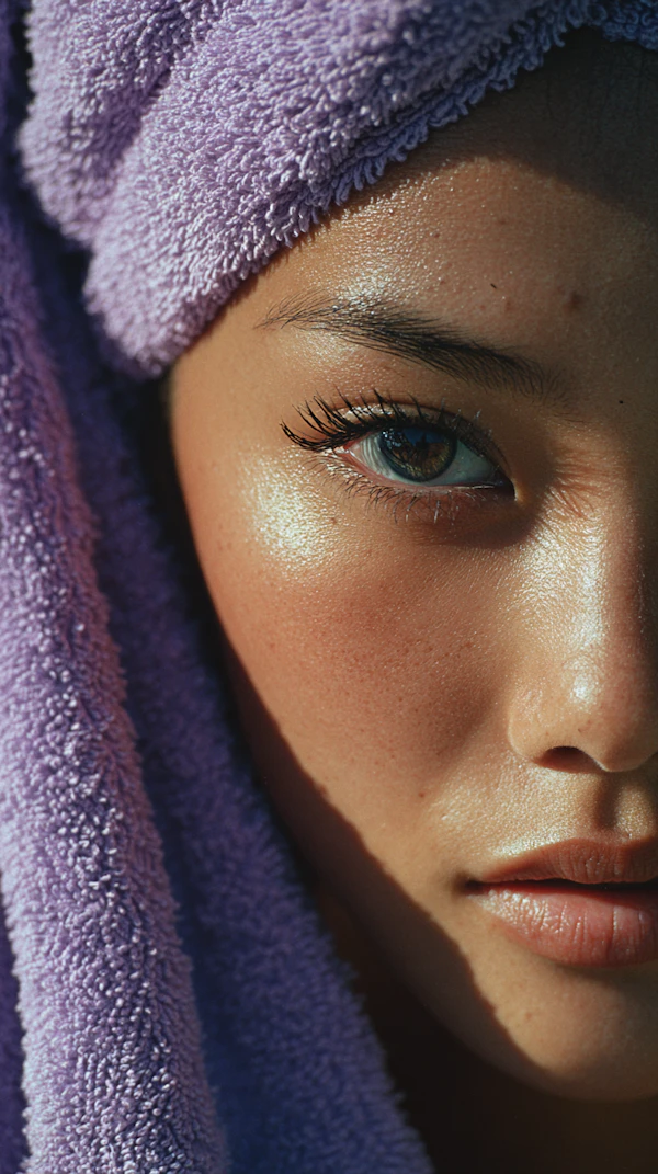 Close-Up Radiant Face