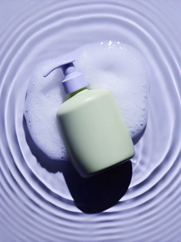 Pastel Green Pump Bottle