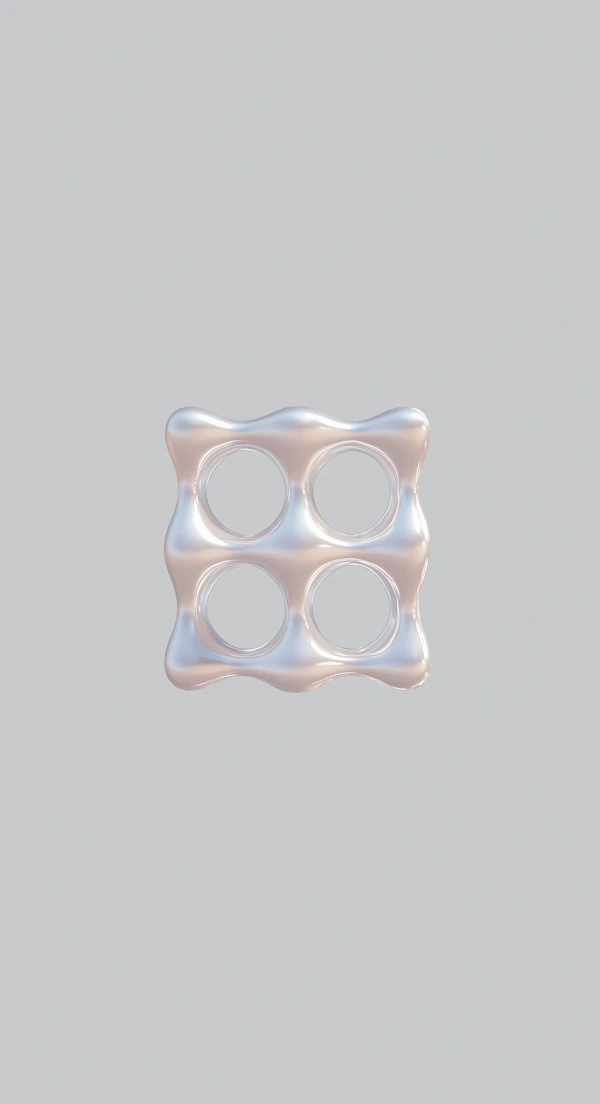 Futuristic Metallic Grid