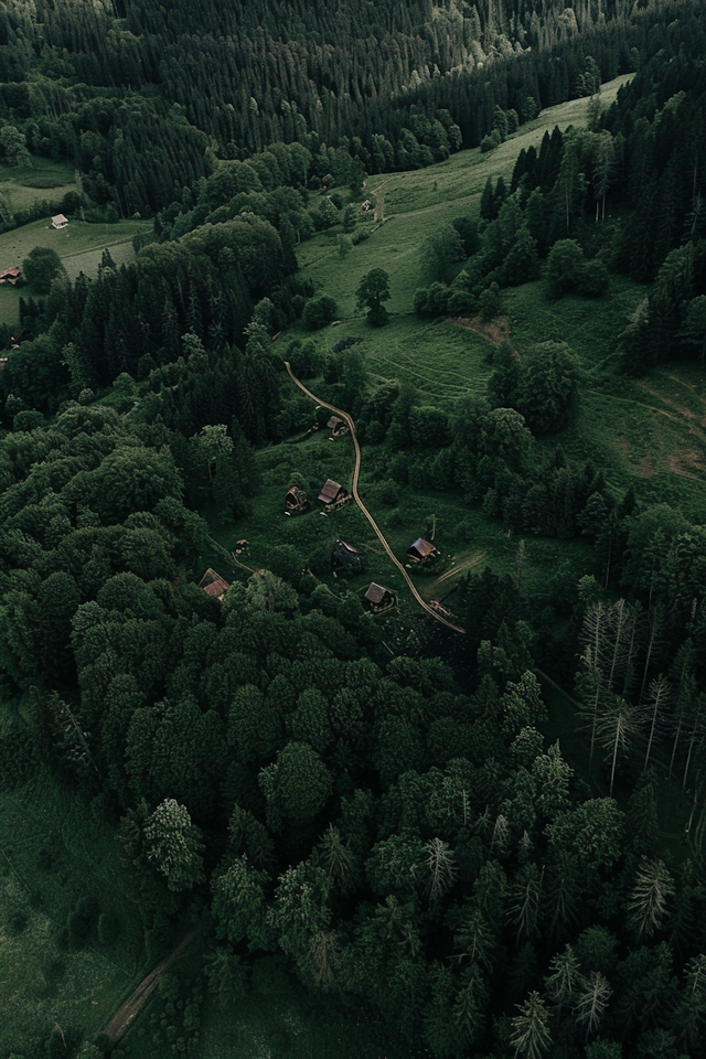 Secluded Forest Village